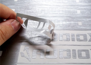 Adesivo Plotter Aço Escovado      